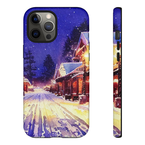 Estes Park After the Christmas Parade - Impact Resistant Phone Case iPhone 12 Pro Max Matte